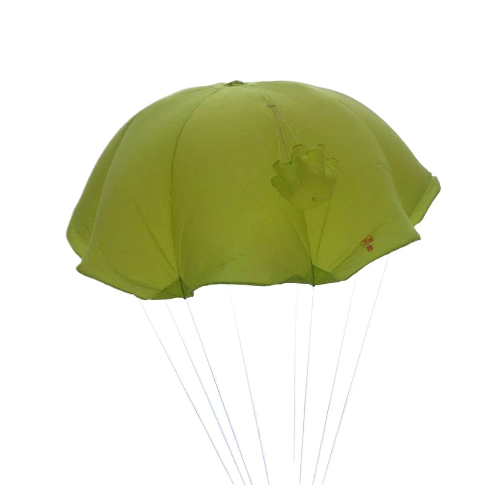 25-30 kg Modellflugzeug Nylon Parachute Ejektionsschirme mit Lanyard Kompatibel mit UAV-Drohnen-Landungsschutz im Freien, der mit FPV-Drohnen kompatibel ist(25-30 KG Orange) von RJXDUPHT