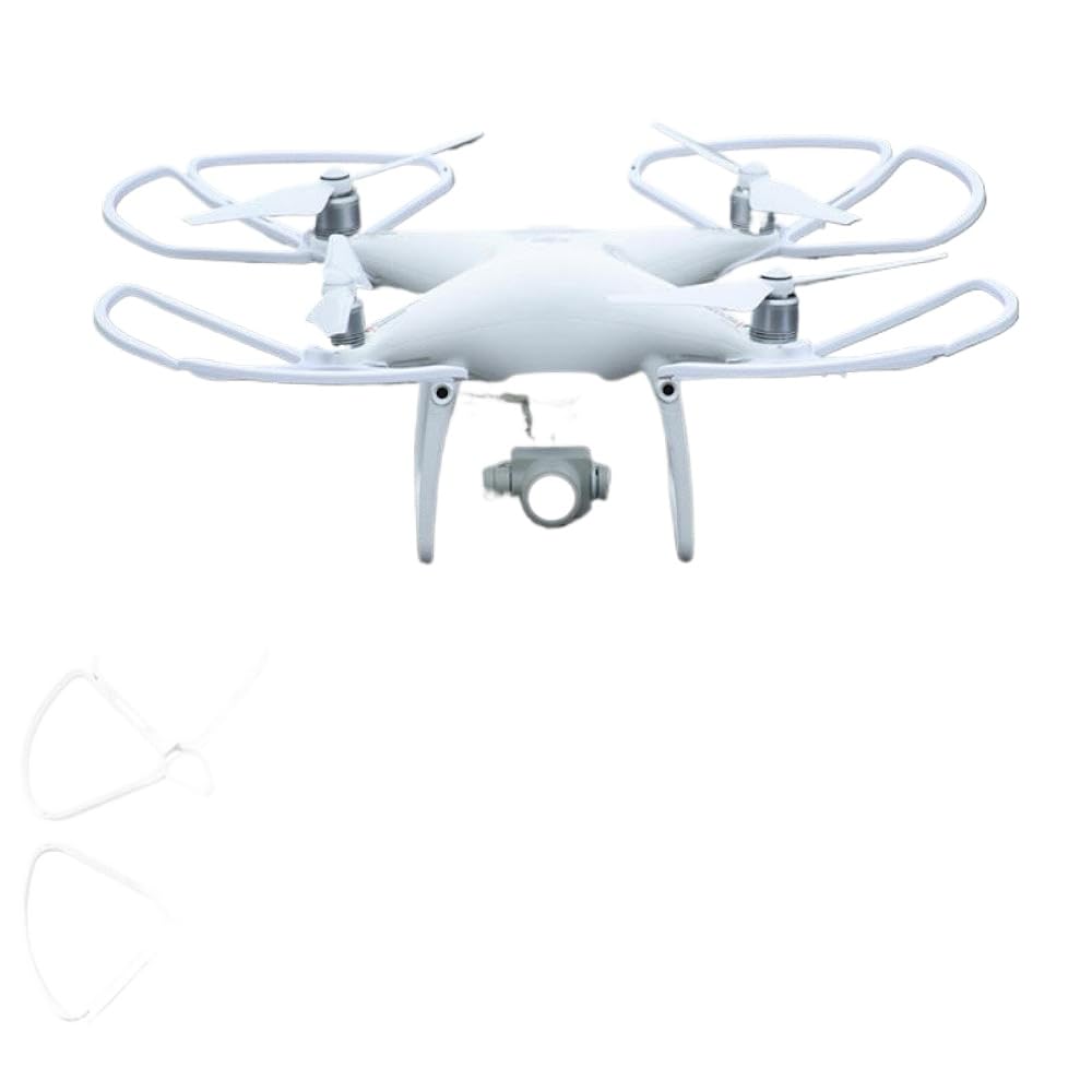 4 Stück abnehmbarer Schnellverschluss-Propellerschutz Kompatibel mit kompatible Phantom 4 Pro 4A Advanced Drone 9450s Stoßstangenring von RJXDUPHT