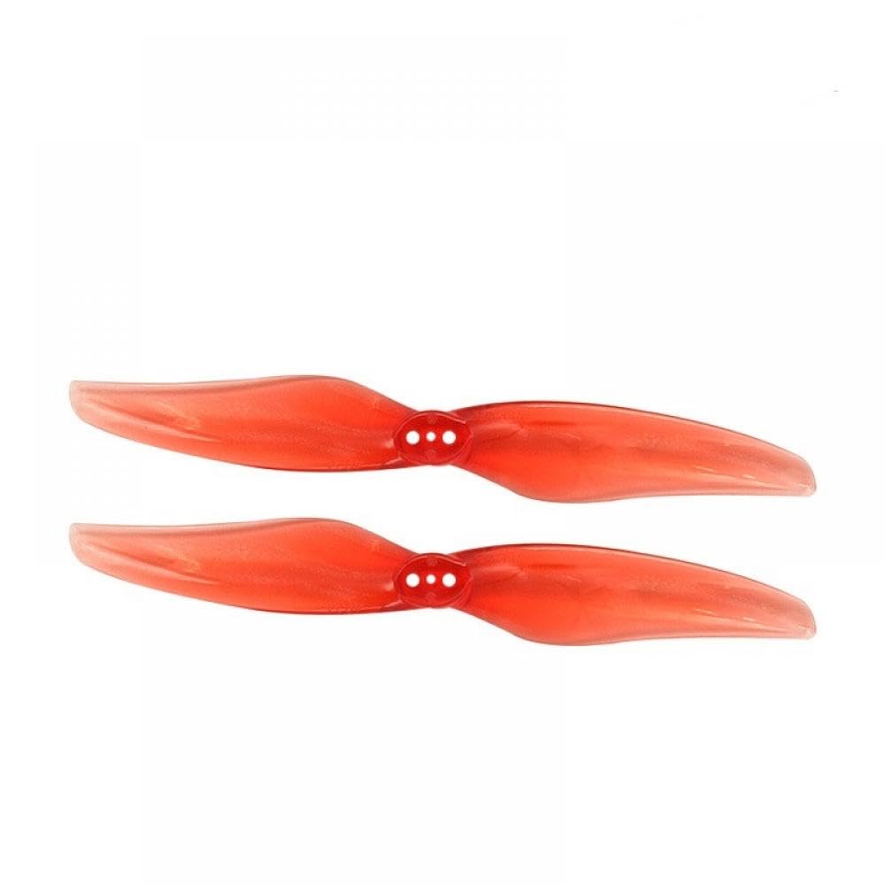 4024 Propeller 4 Paar 4X2,4 2-PC Propeller kompatibel mit FPV Racing Long Range Drones Explorer LR4 4 Zoll Zahnstocher(4PAIRS RED) von RJXDUPHT