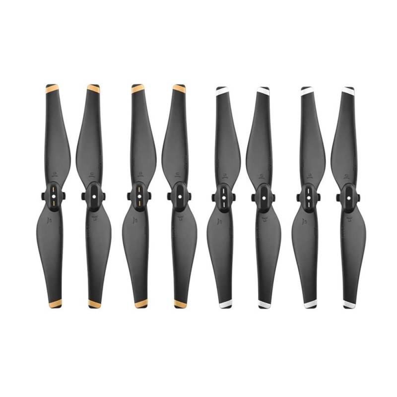 D Air Drone Kompatibel 8PCS Quick Release Propeller Ersatz Zubehör Ersatzteile Schraube Flügel Fan(BLACK GOLD WHITE) von RJXDUPHT