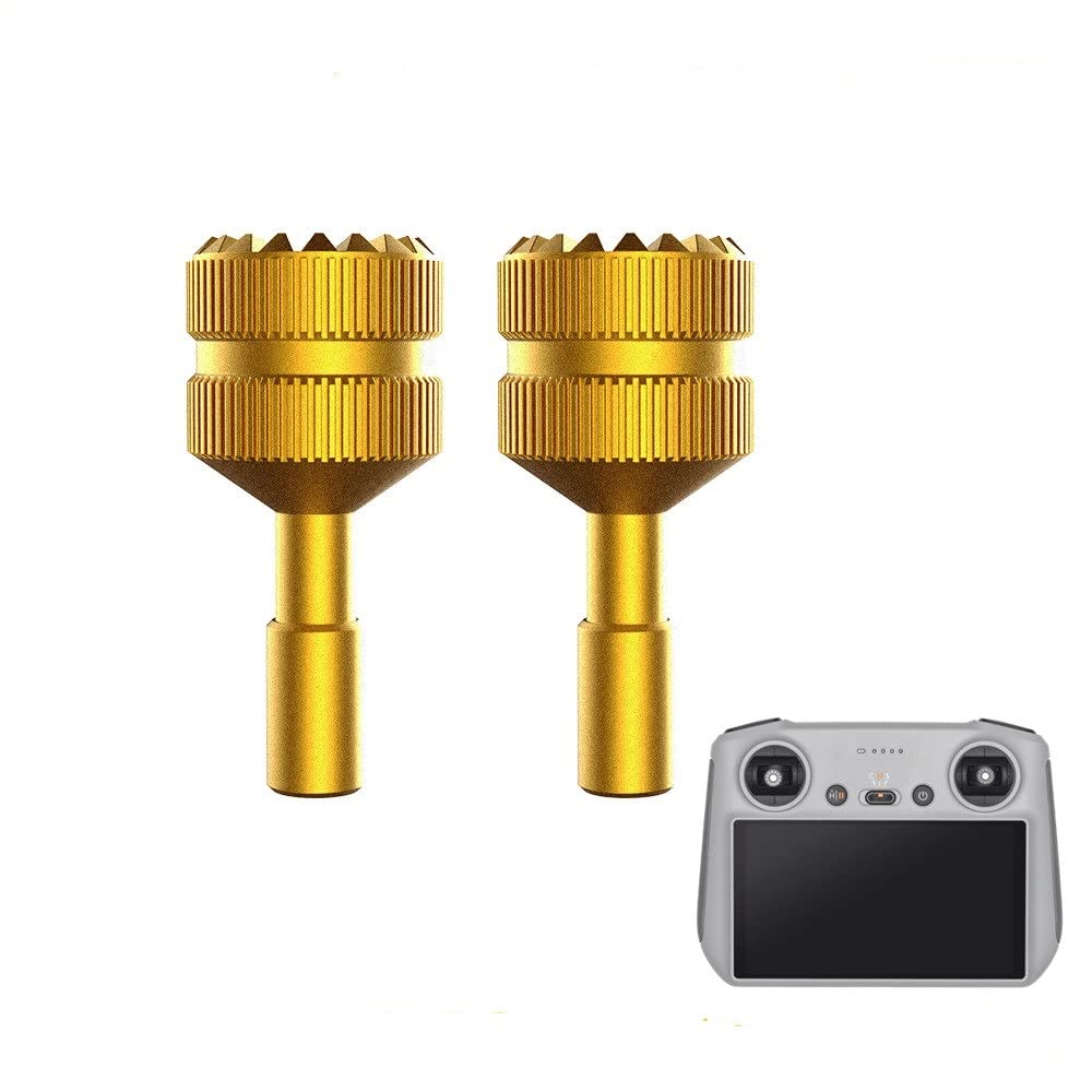 D NI 3 Pro Joystick RC-N1 Fernbedienung Daumen Rocker Ersatz Kompatible Controller Sticks Kompatibel mit NI 3 Drone Zubehör(MINI 3 RC GOLD) von RJXDUPHT