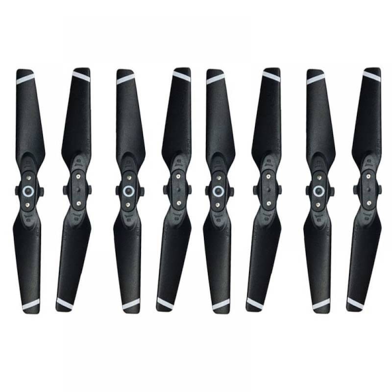 D Spark 4730F Propeller-Drohne, Schnellspanner, zusammenklappbar, CW und CCW, kompatibles Ersatzzubehör, 4 Paar(WHITE STRIPE) von RJXDUPHT