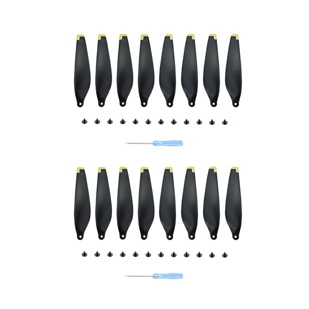 Ersatzpropeller Kompatibel mit NI 4 PRO Modell 6030F, leichte Drohnenflügelventilatoren, kompatible Ersatzteile(2 SETS GOLD) von RJXDUPHT