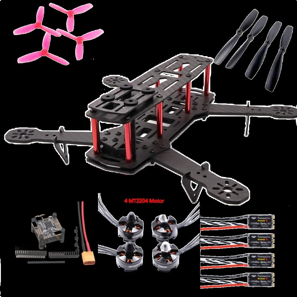 F4V3S Flight Controller Board Mit Barometer OSD Kompatibel mit INAV Betaflight Kompatibel BN880 Quadcopter RC Drone FPV Racing(QAV250 Package A) von RJXDUPHT