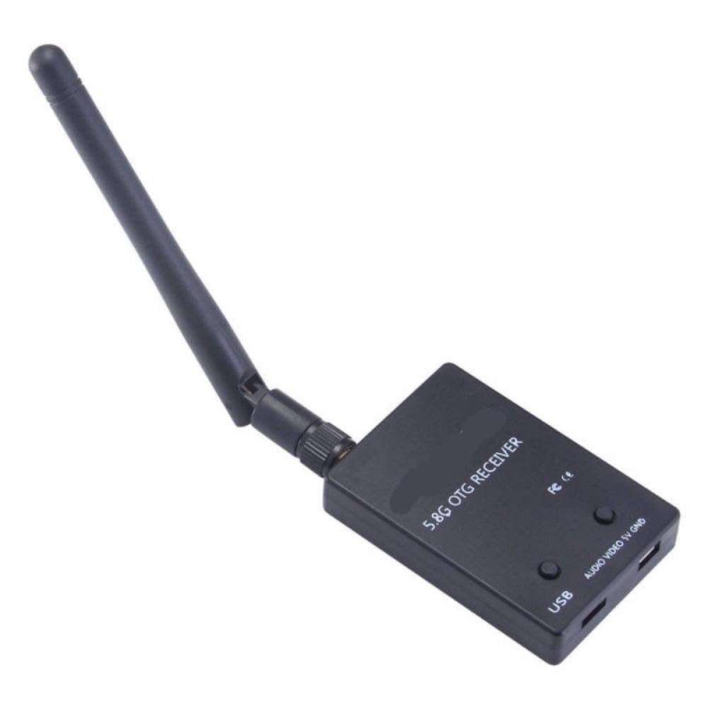 FPV -Empfänger Kompatibel mit Android -Telefone 58G 150Ch OTG mit Audiokompatibilität(Single Black) von RJXDUPHT