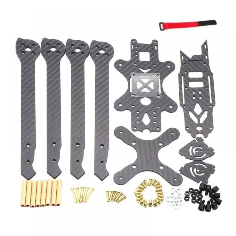 HSKRC XL5 232 mm 5 Zoll XL6 283 mm 6 Zoll XL7 294 mm 7 Zoll XL8 360 mm 8 Zoll XL9 390 mm 9 Zoll Carbonfaser-Rahmen-Kits Kompatibel mit FPV-Rennen und Langstrecken-kompatibel(1PC XL7) von RJXDUPHT