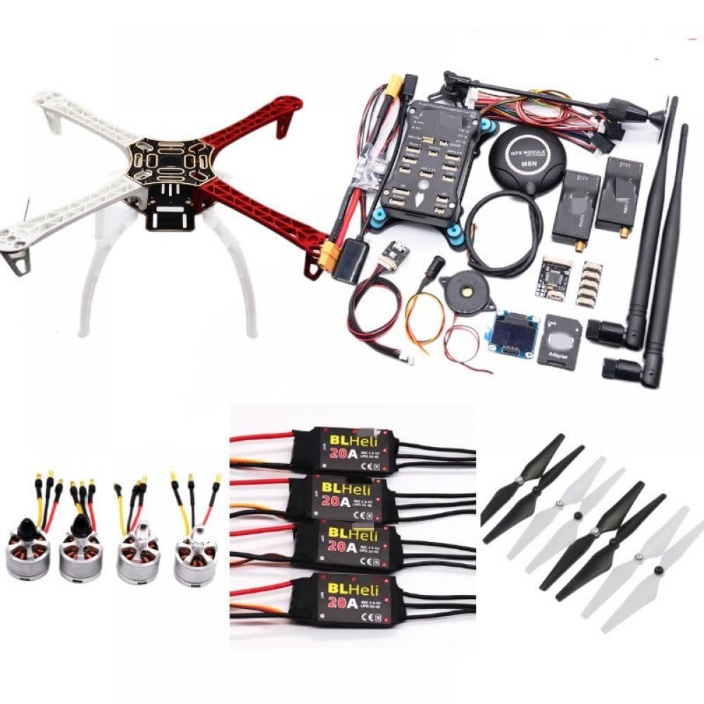 Pixhawk PX4 PIX 2.4.8 32 Bit Flight Controller Autopilot kompatibel mit 4G SD Switch Buzzer PPM I2C RC Quadcopter Ardupilot(F450 Package C) von RJXDUPHT