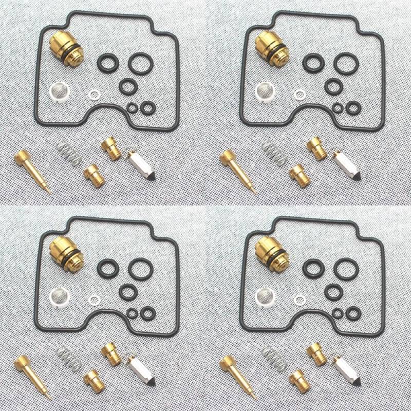 Vergaser-Reparatursatz, kompatibel mit XVS 1100 XVS1100 Drag 1999 bis 2007, einschließlich Nadelventildichtung, Luftschraube, Kolbenmembran(Multi) von RJXDUPHT