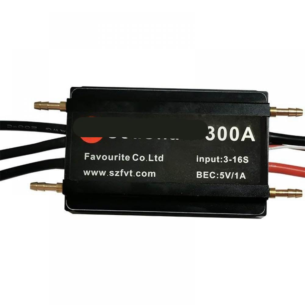 Wasserdichtes Boot ESC Kompatibel mit bürstenlose Boot Esc-fvt300a kompatibel mit 5-16s und 5V/1a Bec von RJXDUPHT