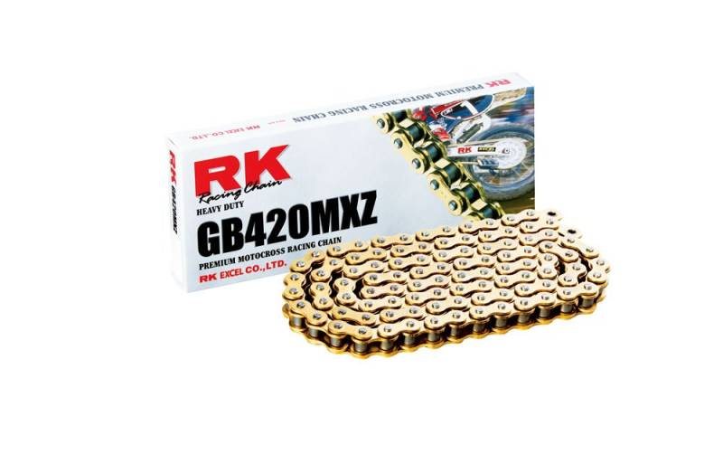 RK 420MXZ Kette 420x110 - passend für: Honda CRF80F 2004-2009, Gold von RK Racing Chain