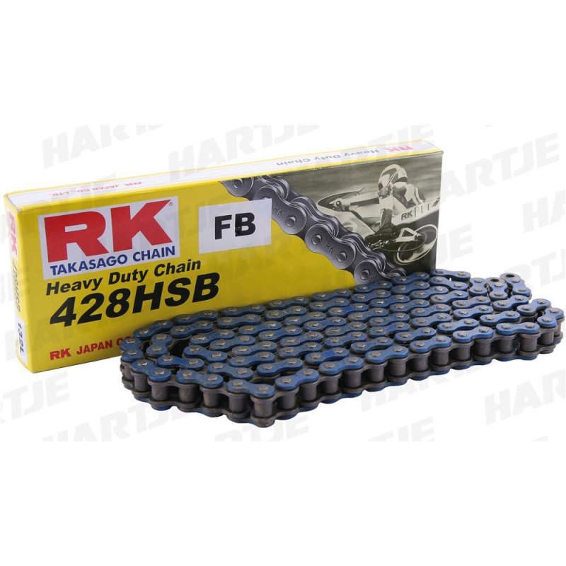 RK Kette 428 Hsb 132 C Blau/Schwarz Offen von RK