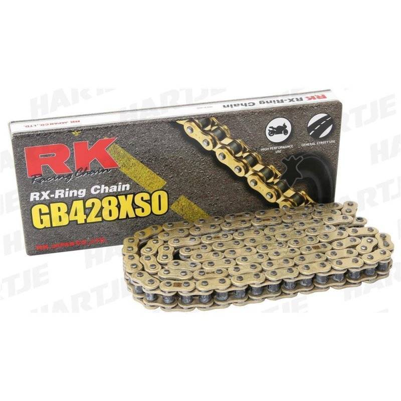 RK Kette 428 Xso 138 C Gold/Gold Offen von RK