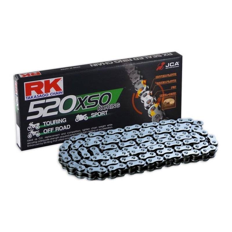 RK Kette 520 Xso 98 N Grau/Grau Offen von RK