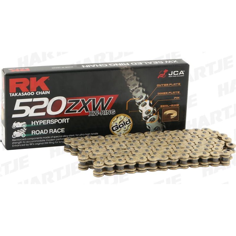 RK Kette 520 Zxw 106 N Gold/Gold Offen von RK