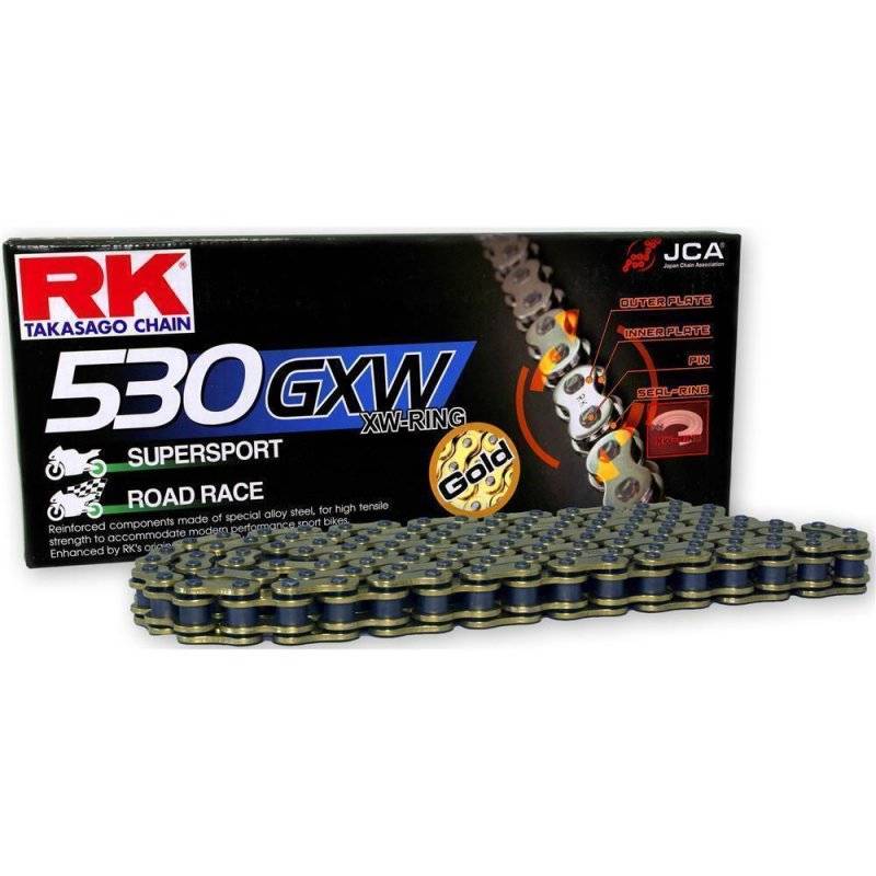 RK Kette 530 Gxw 106 N Gold/Gold Offen von RK