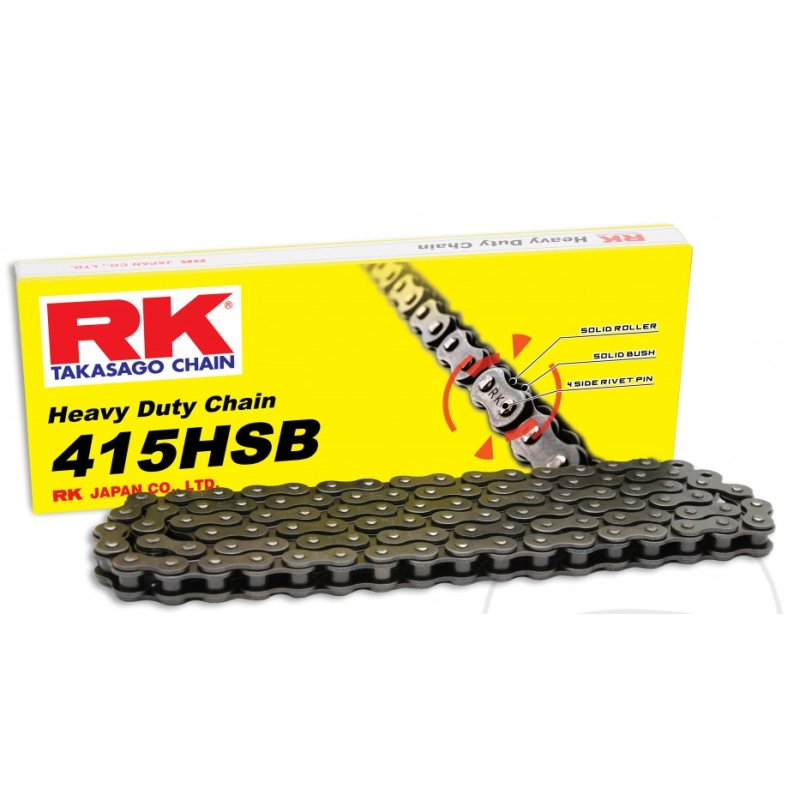 RK Standardkette 415 HSB/104 Kette offen mit Clipschloss von RK