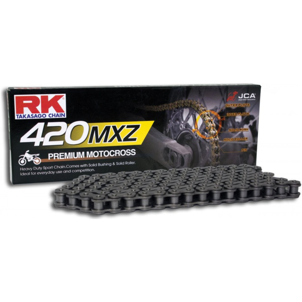 Rk rk420mxz/108 motorradkette antriebskette  standardkette 420mxz/108 von RK