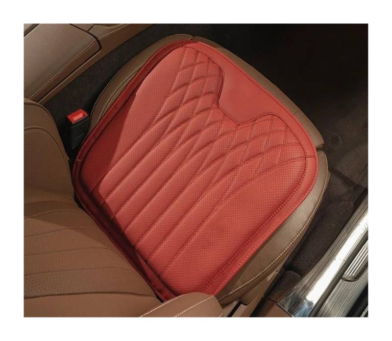 RLVYTA Autositzschoner Autositzkissen Lordosenstützkissen Autositzbezüge Auto-Schonbezüge(1Pcs Red-Cushion) von RLVYTA