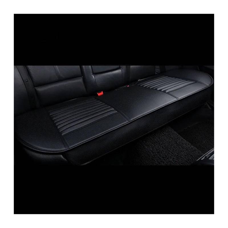 RLVYTA Autositzschoner Leder Autositzbezug Innenausstattung Autositze Bezug Kissenschutzmatte Universal Sitzbezug Teppich Autozubehör Auto-Schonbezüge(1pc Rear Black) von RLVYTA