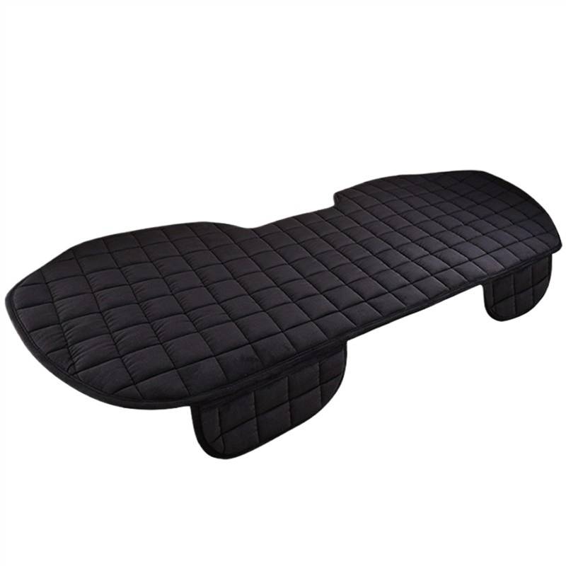 RLVYTA Autositzschoner Winter-Plüsch-Autositzbezug, warm, weich, Auto-Sitzkissen, rutschfeste Sitzschutzpolster, universell für die meisten Automodelle Auto-Schonbezüge(Black Rear 1 pc) von RLVYTA