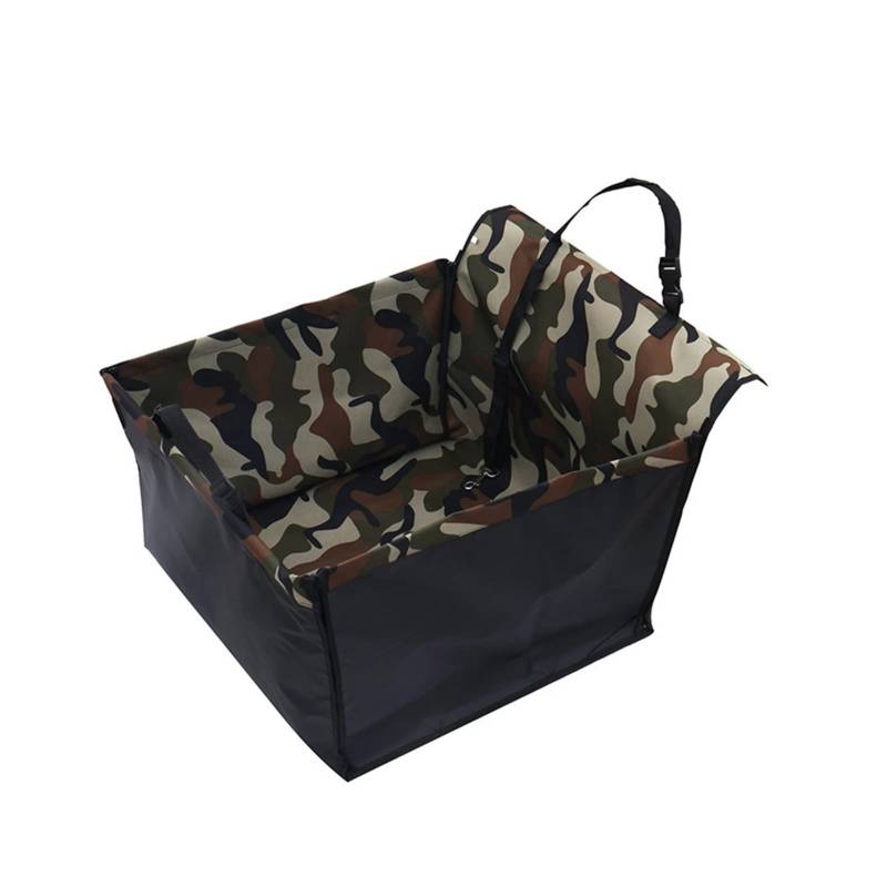 RLVYTA Hundedecke Autositzbezüge für Hunde Autositz Zwinger Protektoren Faltbare Hundetaschenkörbe Autoschondecke für Hunde(Camouflage) von RLVYTA