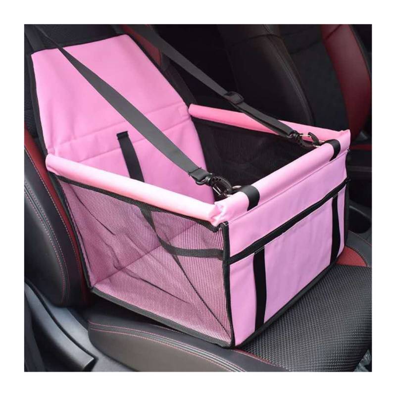 RLVYTA Hundedecke Autositzbezug für Hunde, Faltbare Hängematte, Haustier-Reisetasche, Transport von Katzen und Hunden Autoschondecke für Hunde(Style2 Pink) von RLVYTA