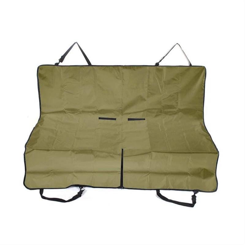 RLVYTA Hundedecke Faltbare Hundeautositzabdeckung Haustier-Automatten-Hängematte für Hundewagen-Rücksitz-Sicherheitsmatte Autoschondecke für Hunde(Army Color) von RLVYTA