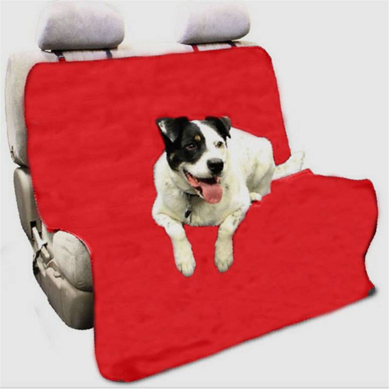 RLVYTA Hundedecke Hängematten-Auto-Haustier-Sitzabdeckung Haustier-Matten-Decke für Aufhängen von Matratzenschonern Autoschondecke für Hunde(Red) von RLVYTA