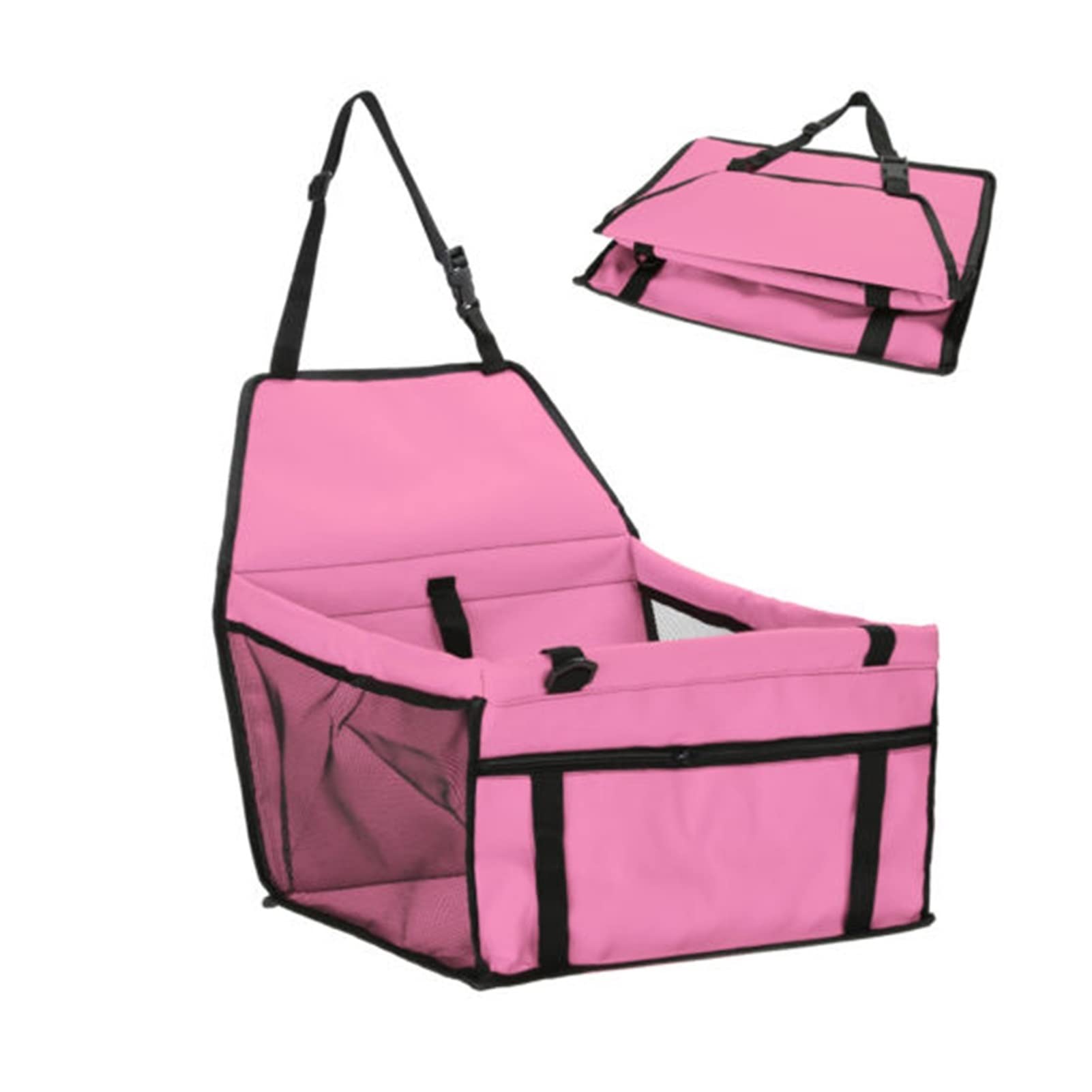 RLVYTA Hundedecke Haustier-Hundegeschirr-Autositzbezug-Kissen für Tragen von Hauskatzen-Welpen-Taschen-Autoreisen Autoschondecke für Hunde(Pink) von RLVYTA