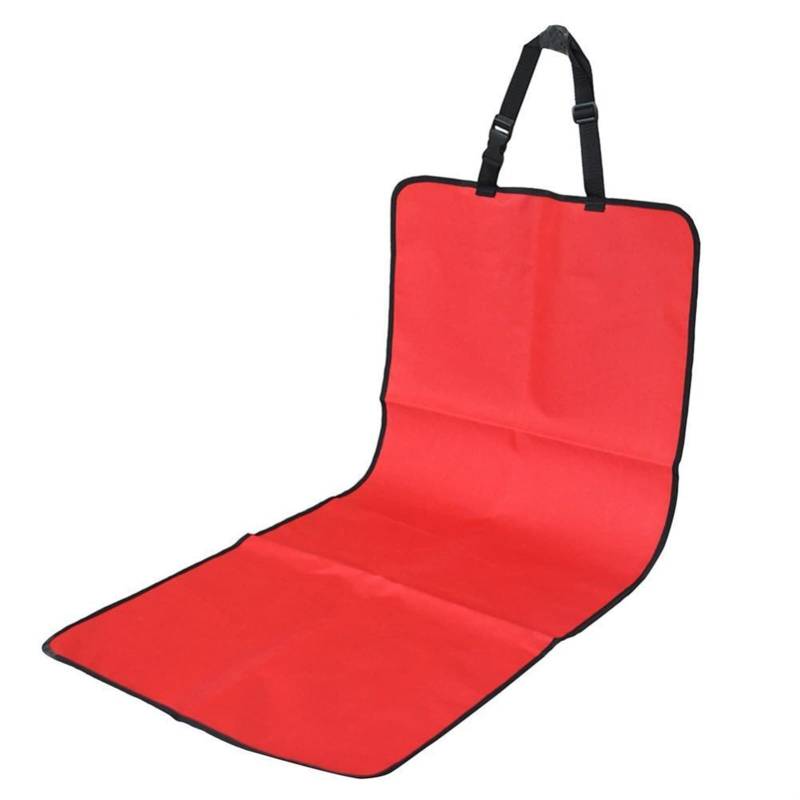 RLVYTA Hundedecke Pet Carrier Autositzbezug Hund Katze Decke Reisezubehör Autositzbezug Kissen Autoschondecke für Hunde(Red) von RLVYTA