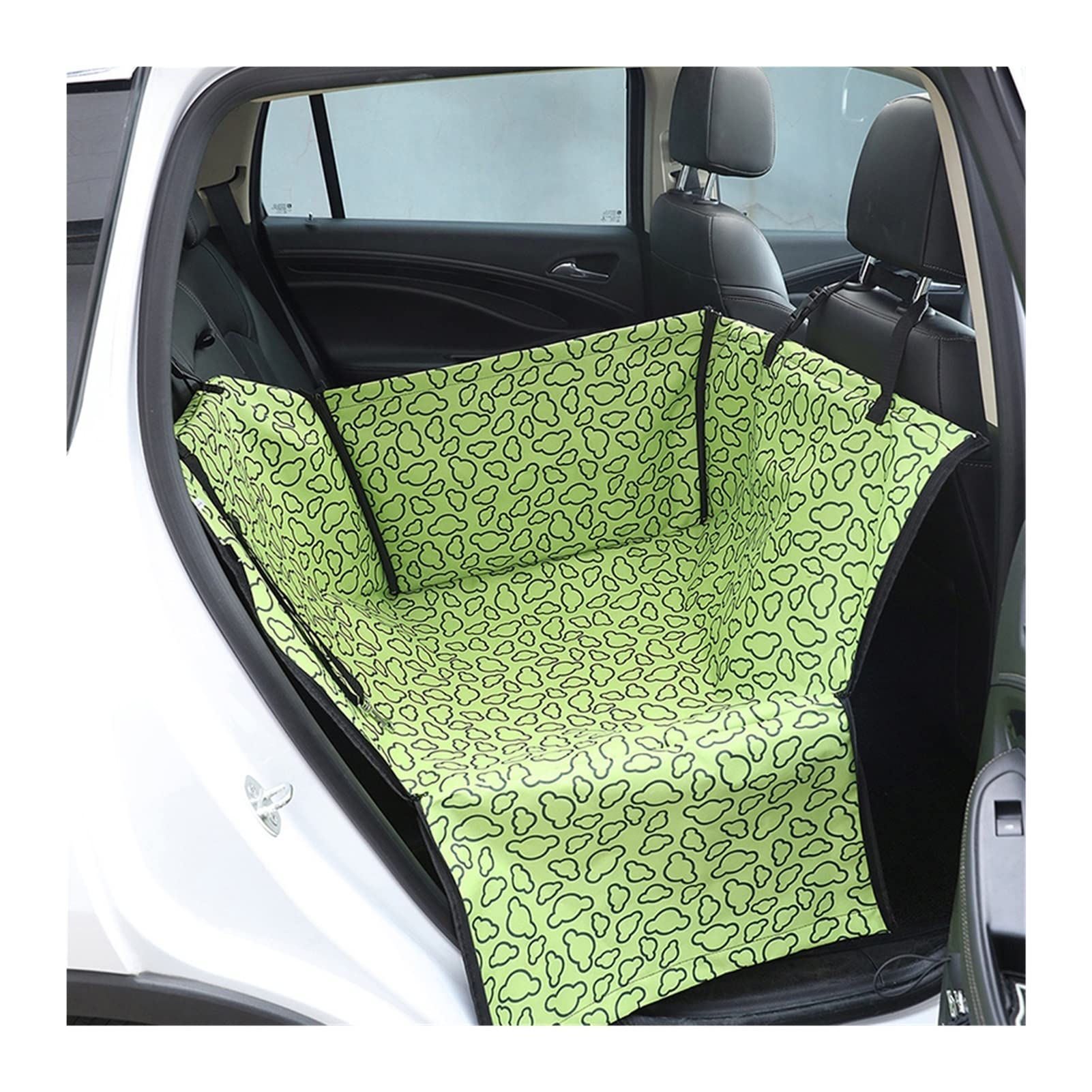 RLVYTA Hundedecke Pet Carrier Hund Autositzbezug Kissen Federungsmatratze Transport von Hunden Autoschondecke für Hunde(B-Green Cloud) von RLVYTA