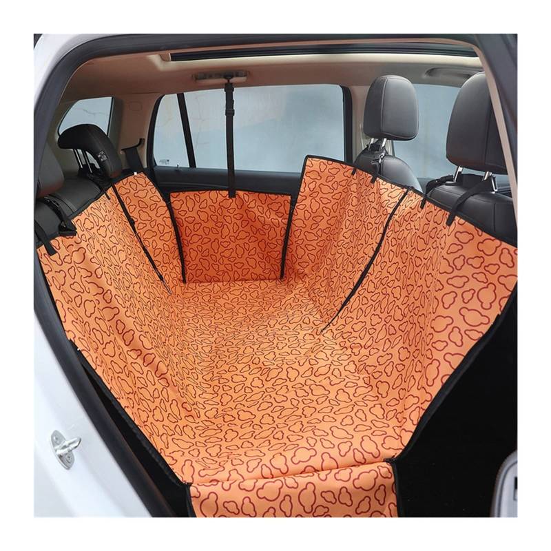 RLVYTA Hundedecke Pet Carrier Hund Autositzbezug Kissen Federungsmatratze Transport von Hunden Autoschondecke für Hunde(C-Orange Clouds) von RLVYTA