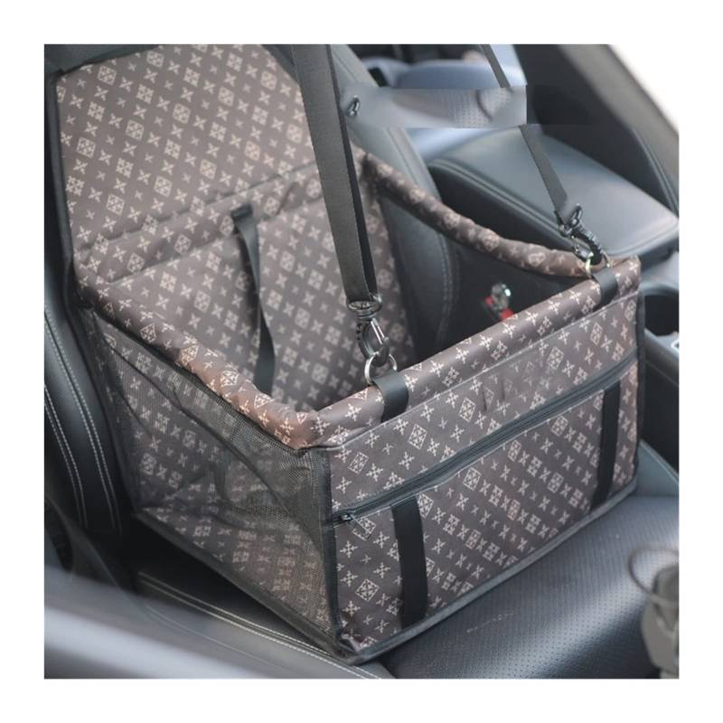 RLVYTA Hundedecke Pet Carrier Hundeautositzbezug Kissen Federungsmatratze Tragetasche für Hundereisen Autositztasche Autoschondecke für Hunde(C-Retro Brown) von RLVYTA