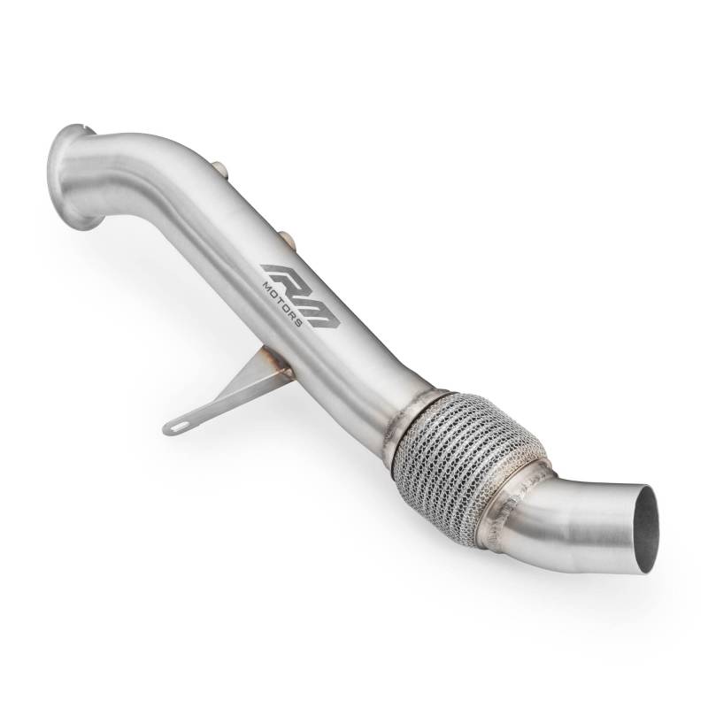 RM Motors Downpipe für BMW E87 118d, 120d M47N2 2003-2007 122PS 163PS und E90, E91 318d, 320d M47N2 2004-2007 122PS 163PS - Edelstahl, CNC-Technik, 24 Monate Garantie von RM Motors