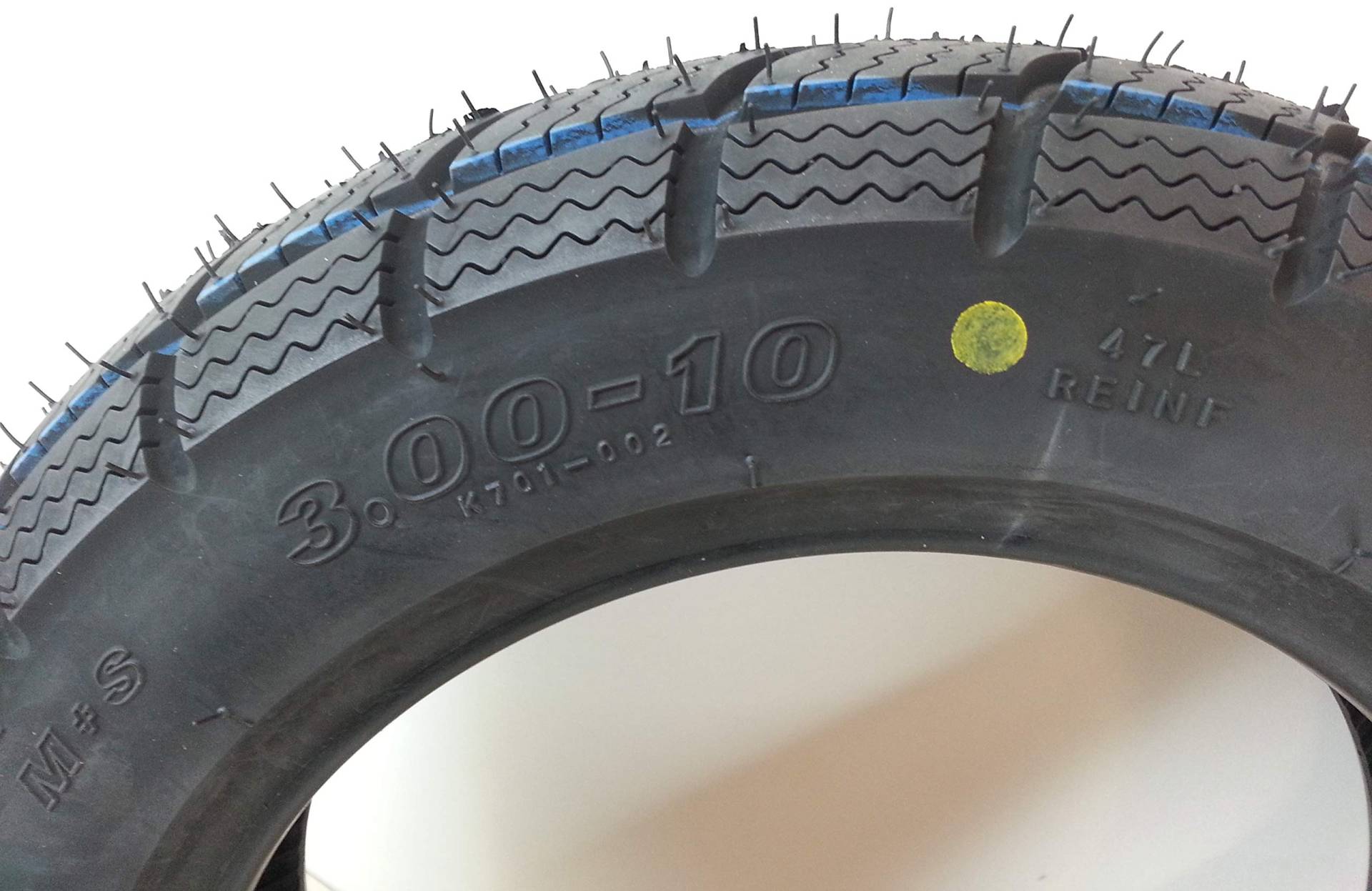 RMS 1 x Reifen 3.00-10 47L M+S Tubeless Vespa 50-125 Gänge DOT: 2020 von RMS