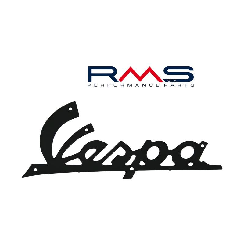 Emblem/Schriftzug RMS ' Vespa ', schwarz, 086325 von RMS