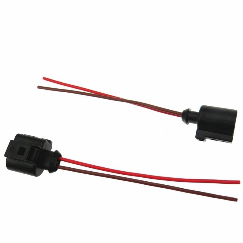 2 Stück 1J0973722A hinterer Handbremssattel-Servomotor-Stecker, Pigtail-Stecker, kompatibel mit verschiedenen Modellen B7 CC Q5 A4 A6 von RMXGZQ