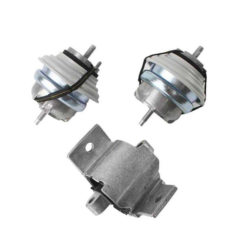 3-teilige Motorhalterung kompatibel mit XF XJ 42L 2009–2013 und 50L Links rechts Getriebehalterung C2P17845 C2D38505 von RMXGZQ