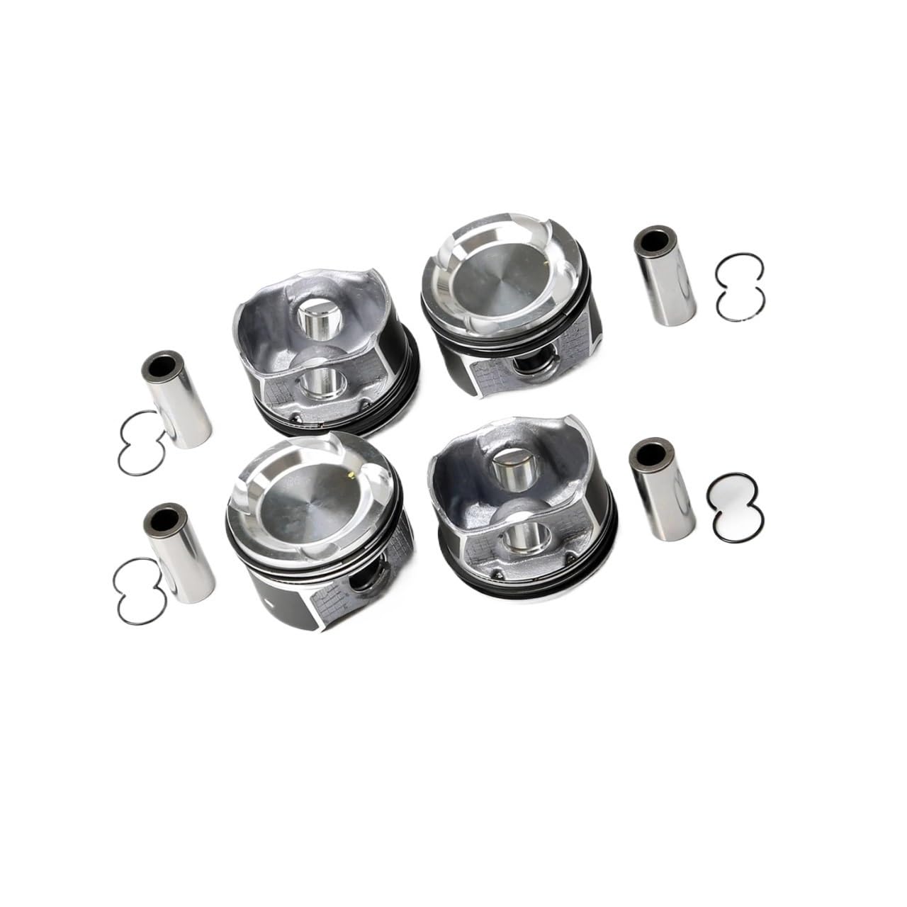 4 Stück 72,20 mm Kolben und Ringe kompatibel mit A2820300700 A2820301500 A200 M282914 2829940041 von RMXGZQ