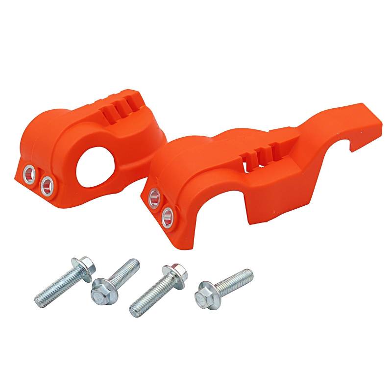 Gabeldichtungsabdeckungen Schutzfolie kompatibel mit EXC SX SXF XC XCF EXCF XCW SIX Days TPI 125 200 250 300 350 400 450 500 Modelle 2016–2024(ORANGE) von RMXGZQ