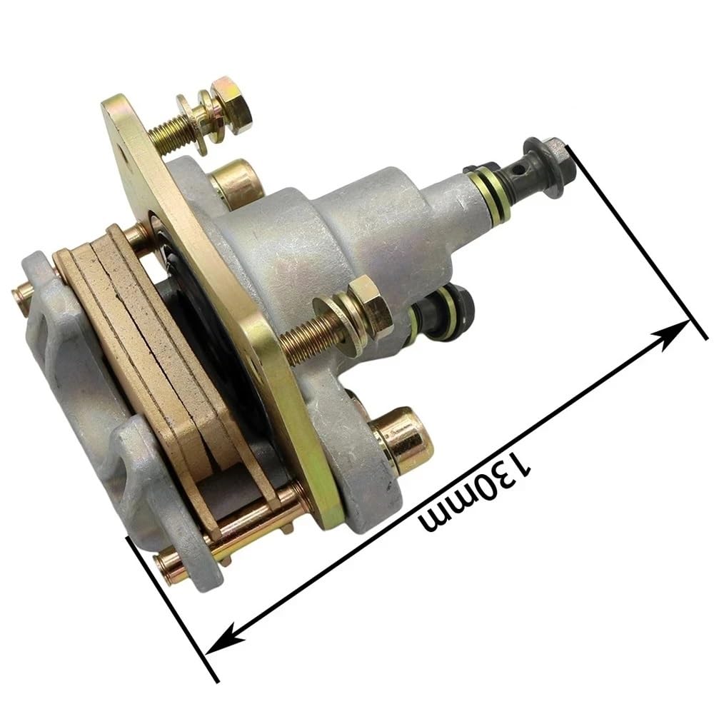 Hinterer Bremssattel, kompatibel mit 400 450 500 600 700 800 1910690 1911075 1911478 ATV, inklusive Bremsbelägen von RMXGZQ