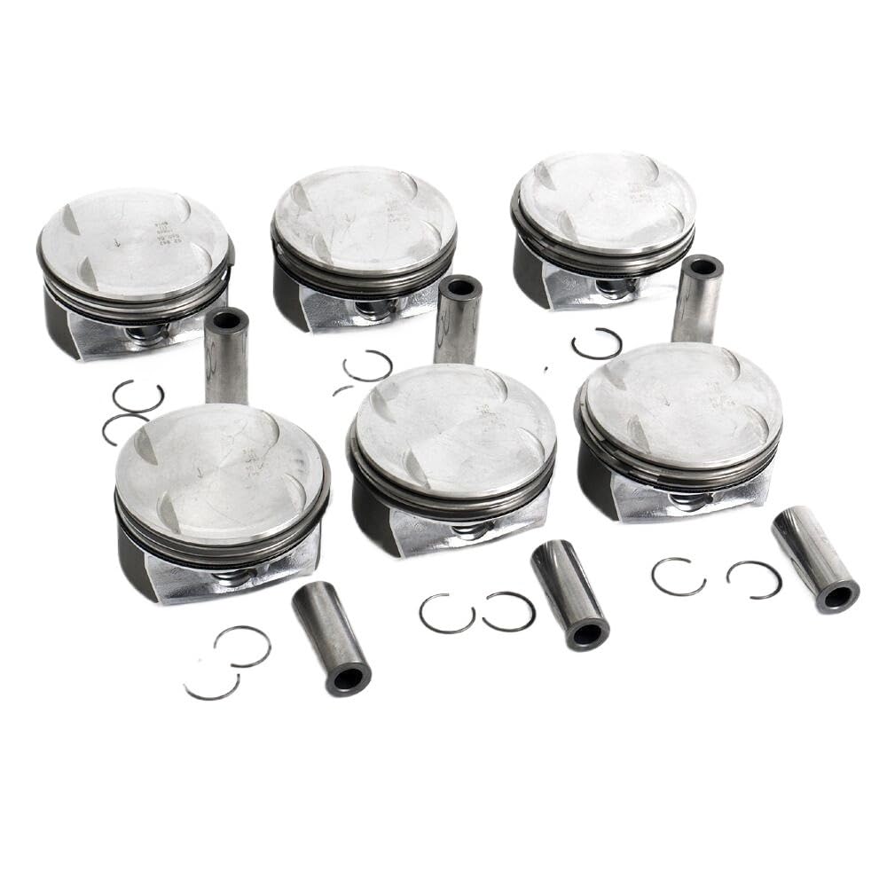 Kompatibler Kolben- und Ringsatz Kompatibel mit CLK350 CLS350 C350 E350 GL450 35L V6 47L V8 Modelle, 6 Stück M272 M273 Kolbenringe 929 mm Φ22 mm von RMXGZQ