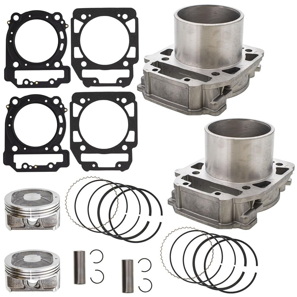 Kompatibler Zylinder-Kolbensatz für Max-Zylinder-Kit 800 06–15, 799,9 cm³, 91 mm vorne und hinten von RMXGZQ