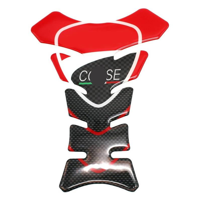 Gasoline Tank Pad Traktion Motorrad Sportbike Kraftstoff Tank Pad Aufkleber 3D Harz Carbon Aufkleber Für Duca&ti Superbike 1098 848evo 1198 Monster 696 796 1100 von RNKJFJGW