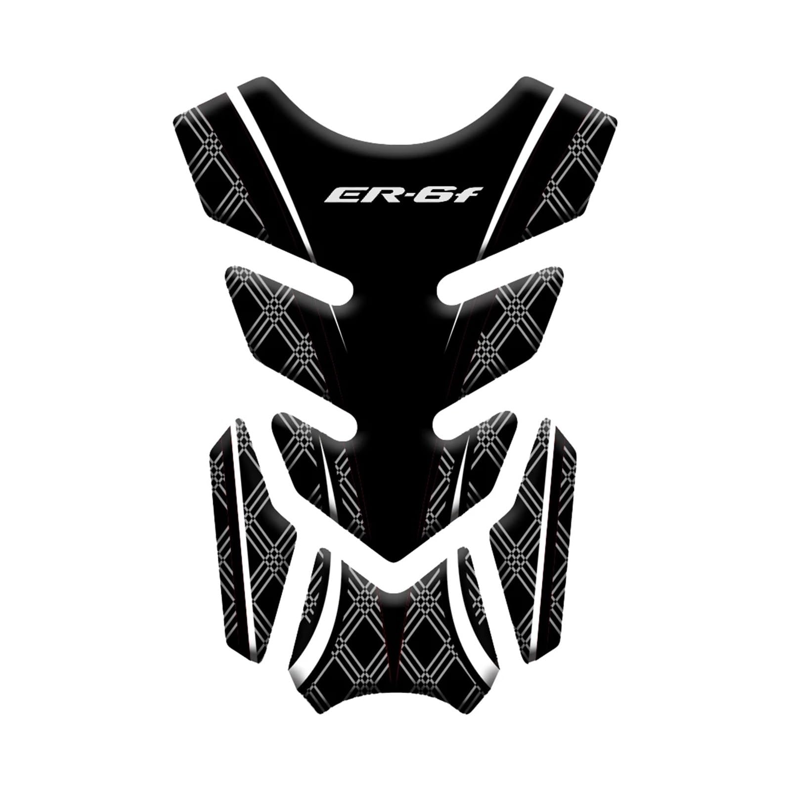 Gasoline Tank Pad Traktion for Kawa&saki ER6F ER-6F Tankpad 3D Carbon-Look Motorcycle Tank Pad Protector Decal von RNKJFJGW