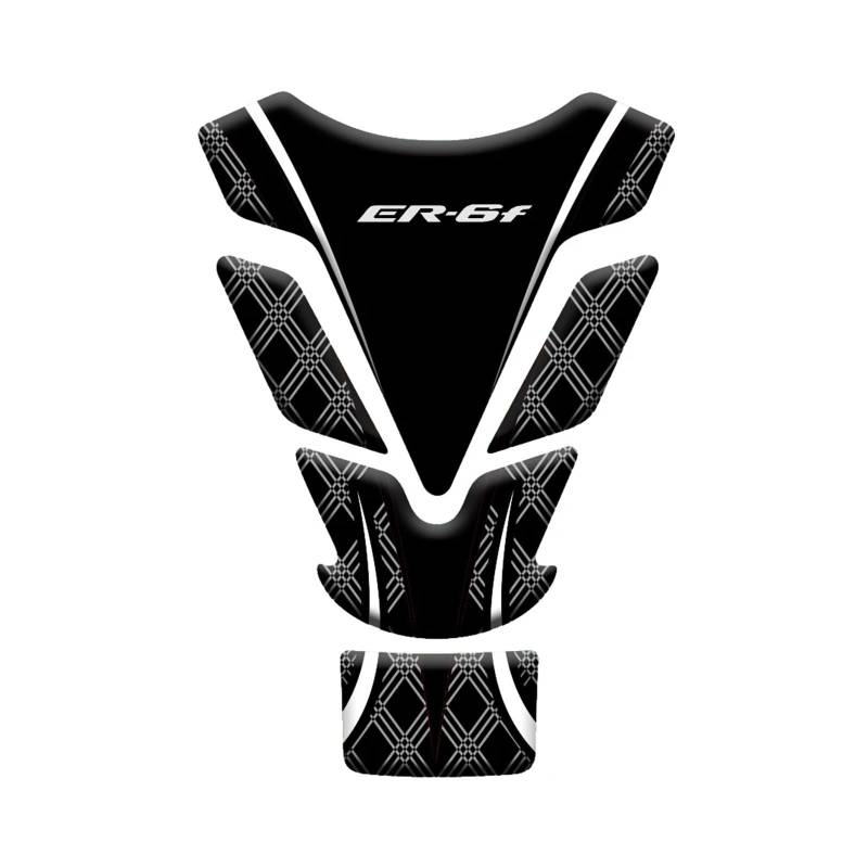 Gasoline Tank Pad Traktion for Kawa&saki ER6F ER-6F Tankpad 3D Carbon-Look Motorcycle Tank Pad Protector Decal von RNKJFJGW