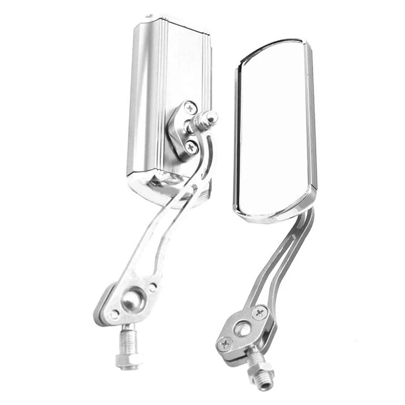 Motorrad Lenker Spiegel 2PCS Aluminium Fahrrad ATV Fahrrad Motorrad Universal Rearview Außenspiegel 22MM Anti-Herbst Griff Bar End Seite Rückspiegel von RNKJFJGW