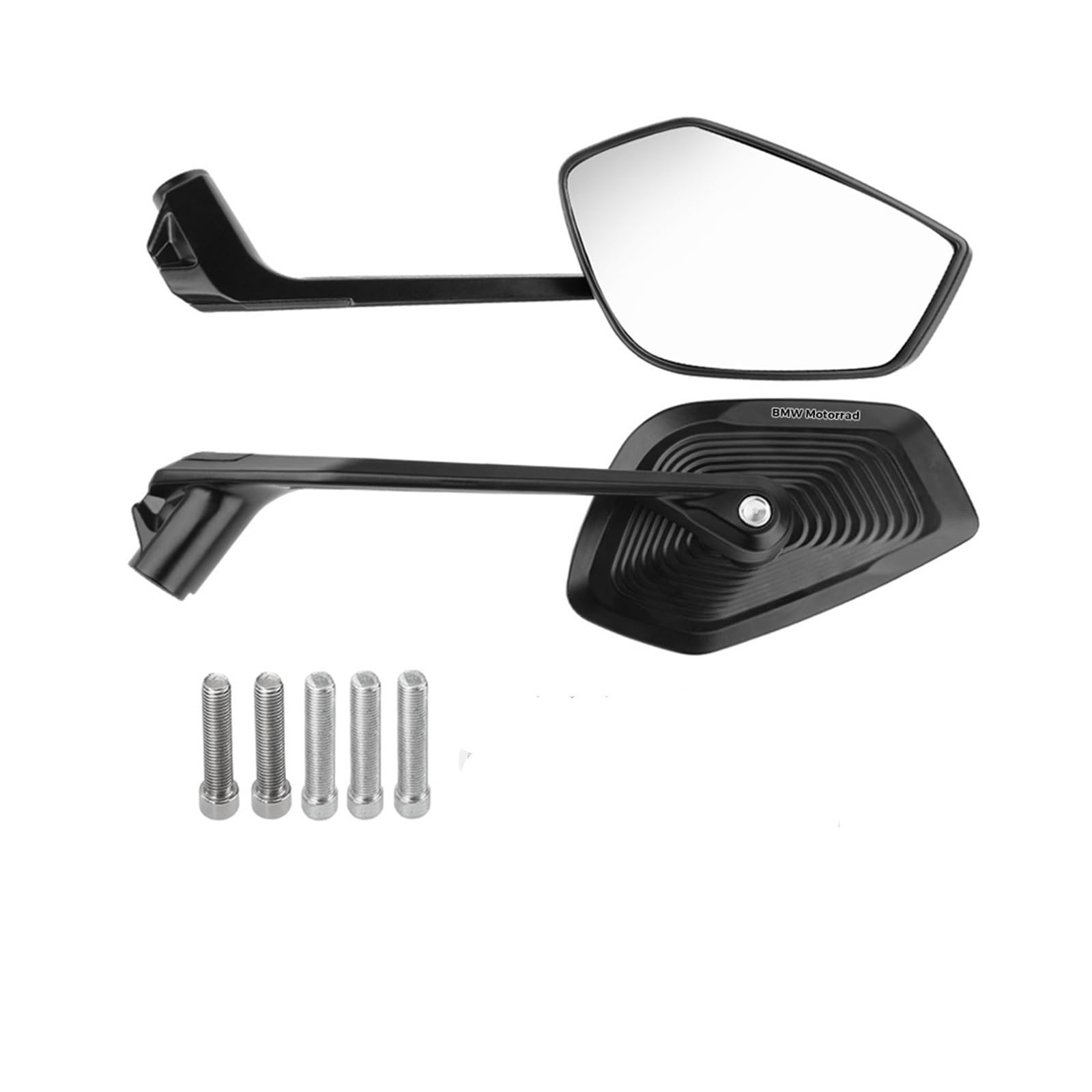 Motorrad Lenker Spiegel Aluminium-Seitenrückspiegel Für B&M&W R1250GS LC R1200GS F900R G310GS S1000R R1250RS F900XR C400X/GT Motorradzubehör 2024 von RNKJFJGW