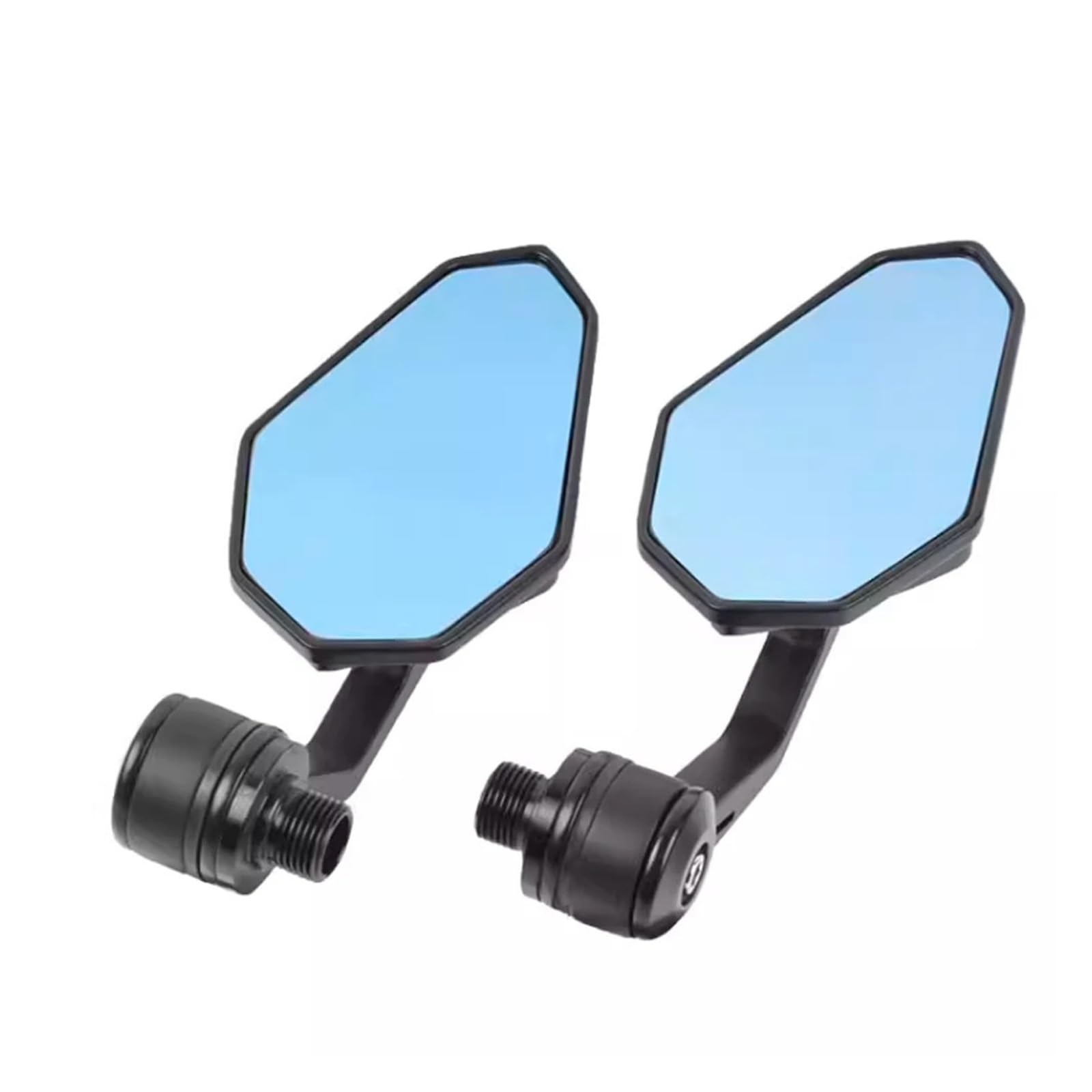 Motorrad Lenker Spiegel Motorrad Blau Glas Geändert Griff Bar End Rearview Außenspiegel Für Be&Nelli 302S 502C 752S Leoncino 250 500 BN600 BN300 von RNKJFJGW