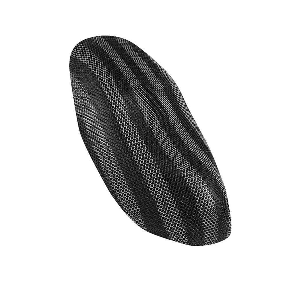 Motorrad-Sitzbezug 1PC Fahrradsitzbezug Sommer Atmungsaktive Bezüge Kissennetzbezug Motorrad 3D Mesh Stoff Anti-Rutsch-Pad Rollersitz von RNKJFJGW